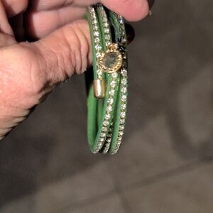 Marc Jacobs Green and Gold Wrist  Bracelet New With Tags